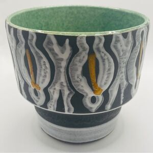 Vintage B.P.F. Heffen Ceramic Planter Made in Belgium MCM